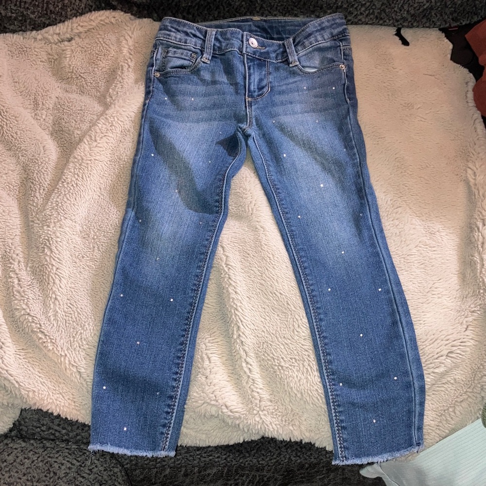 🎉4 for $20 Member’s Mark Gem Embellished Skinny Fit Jeans, Girls XS (4/5)